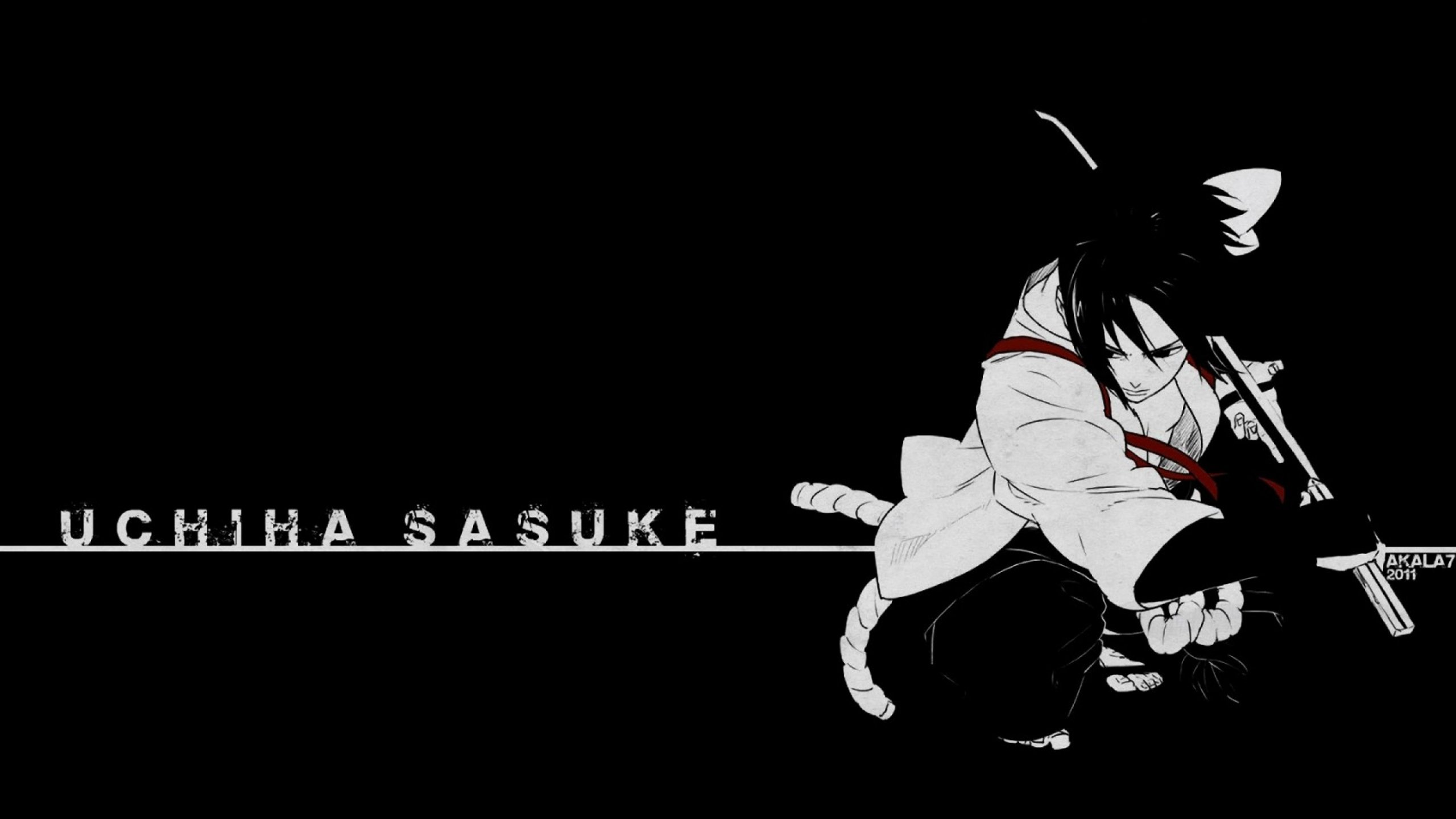 Sasuke black wallpaper hd