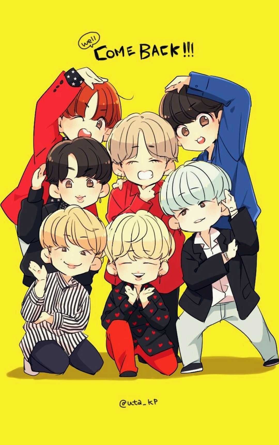 Tổng hợp hình ảnh BTS Chibi cực cute và đáng yêu  Quantrimangcom  Bts  drawings Bts chibi Bts fanart