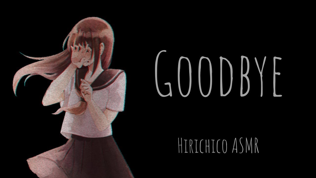Anime girl says Goodbye images