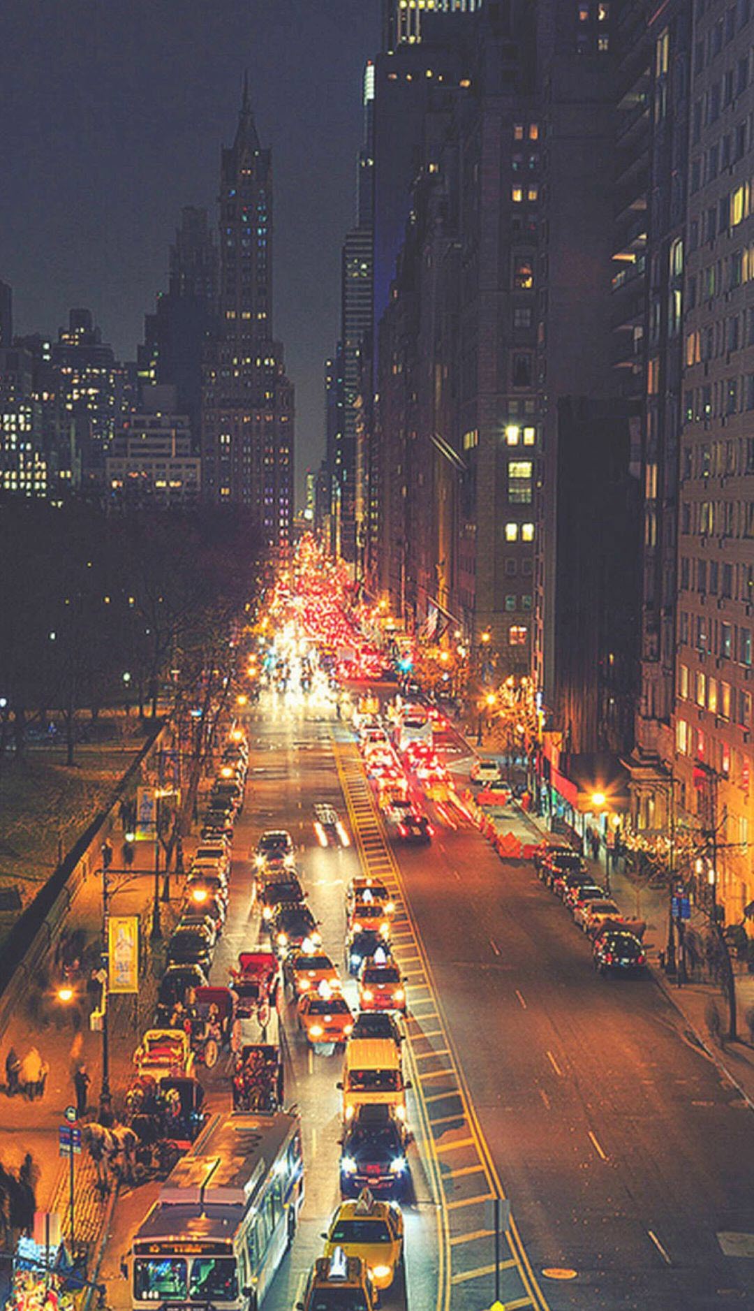 Hình ảnh đường phố về đêm đẹp tuyệt