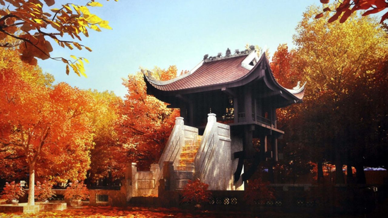 Hình ảnh về chùa Một cột