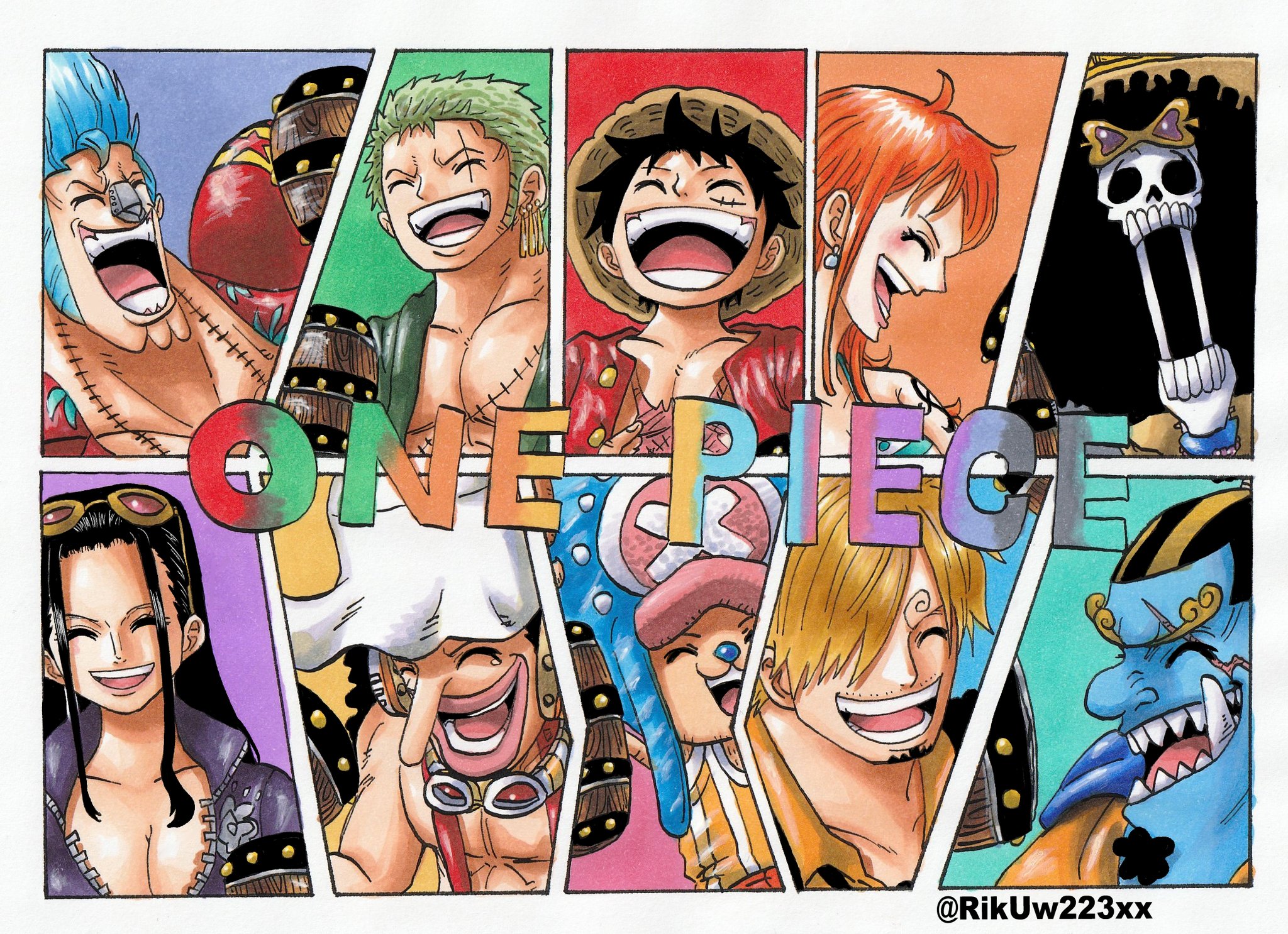 Hình ảnh các thành viên của băng Mũ Rơm One Piece Hình ảnh các thành viên của băng Mũ Rơm One Piece