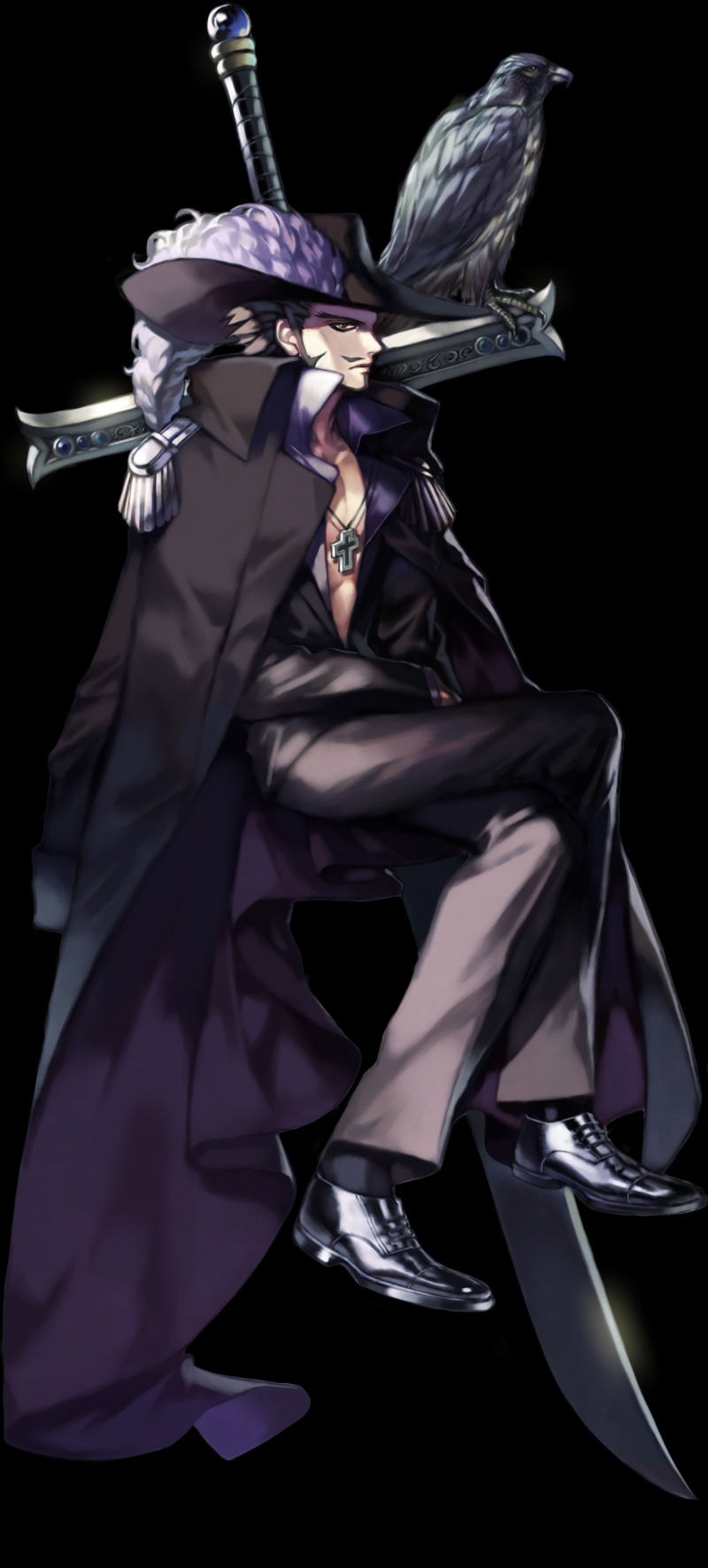 Hình ảnh kiếm sĩ Dracule Mihawk cực đẹp Hình ảnh kiếm sĩ Dracule Mihawk cực đẹp