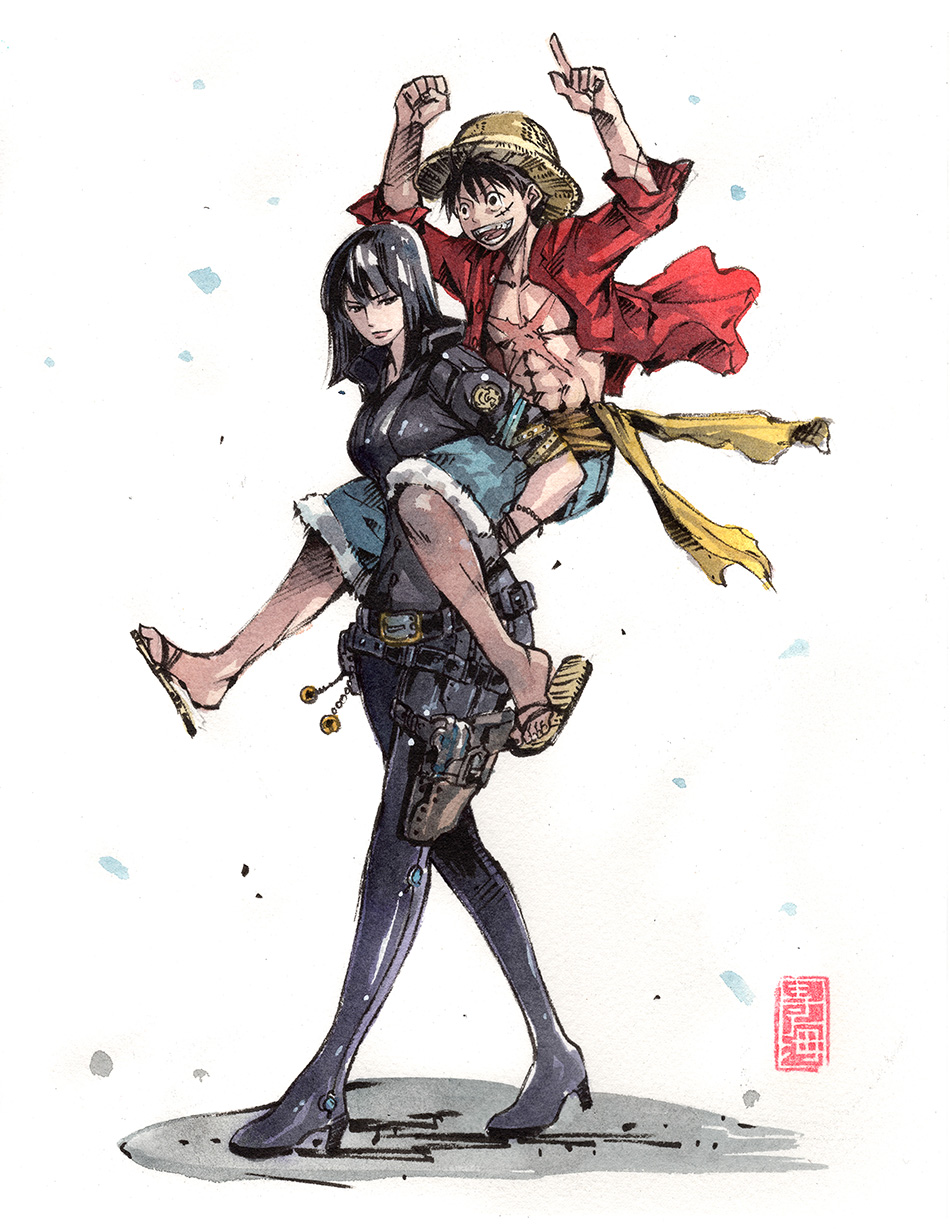 Hình ảnh One Piece cực kỳ đẹp của Luffy Hình ảnh One Piece cực kỳ đẹp của Luffy