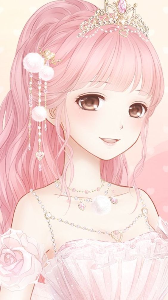 Hình ảnh công chúa anime xinh đẹp cute đáng yêu nhất