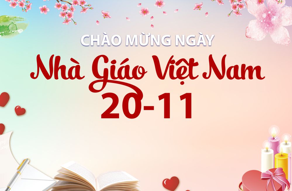 Ảnh chào mừng ngày Nhà giáo Việt Nam 20 tháng 11