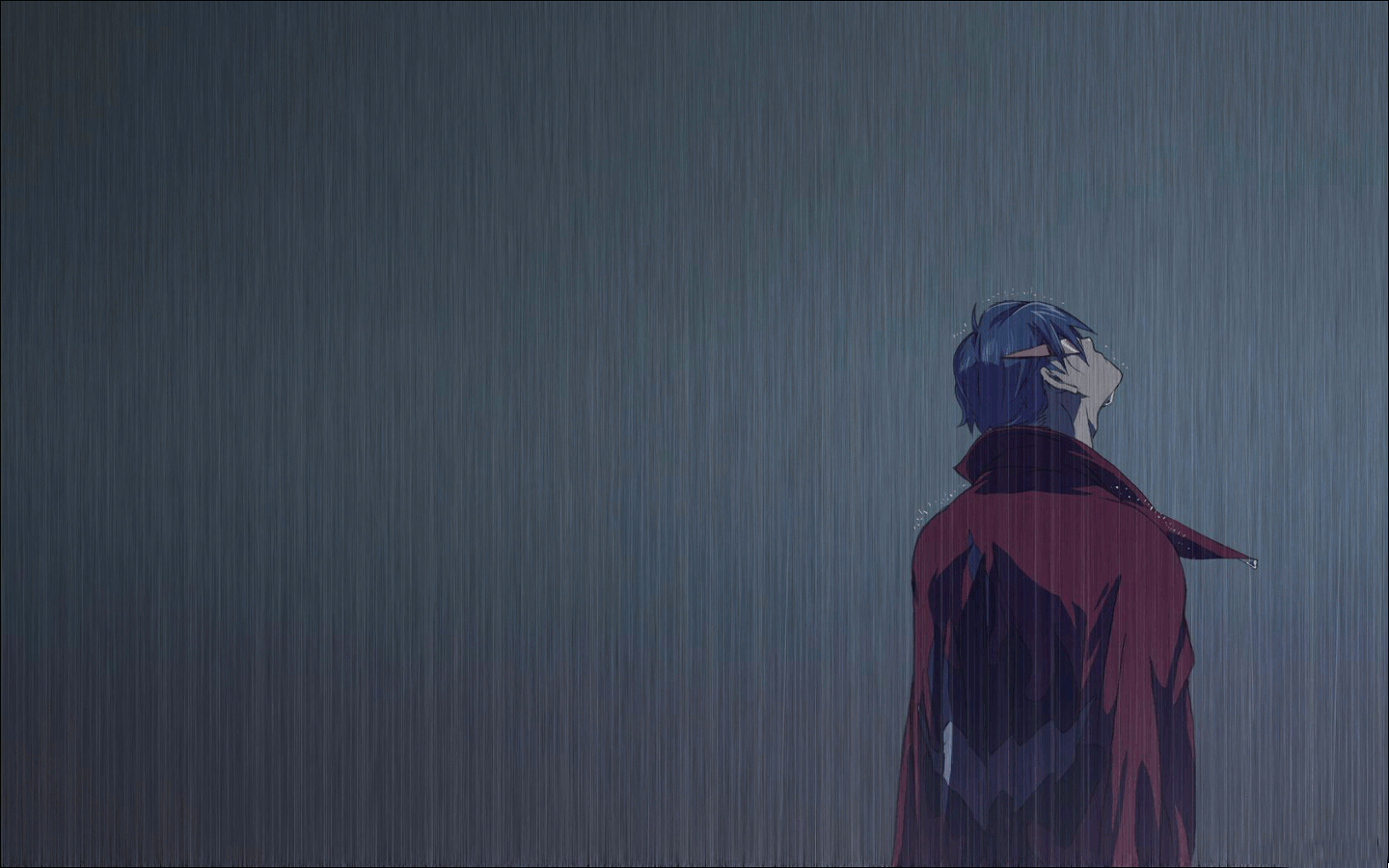 Hình ảnh anime con trai buồn