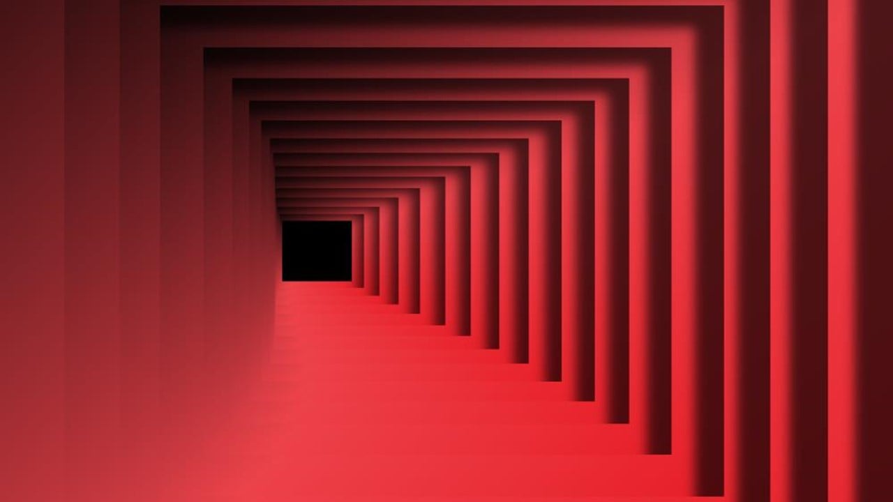 Hình nền slide đường hầm đỏ